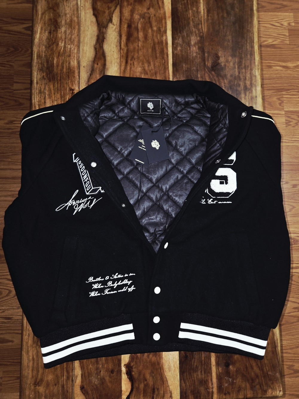DARC Sport "American Wolf" Roxy Box Cut Rudy Letterman Jacket. #46 Of 500. XL. - Picture 7 of 11